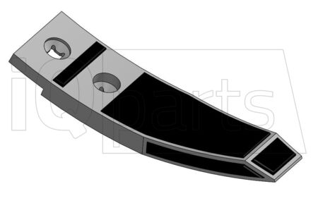 Punta vomere CH054H 2-hole 80x20 hardface