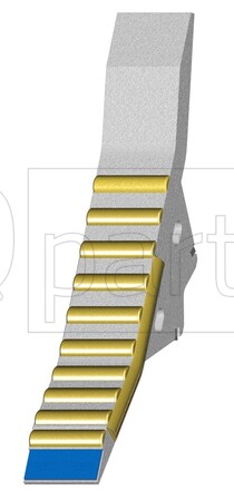 Punta coltivatore KM060291 - 35 MM